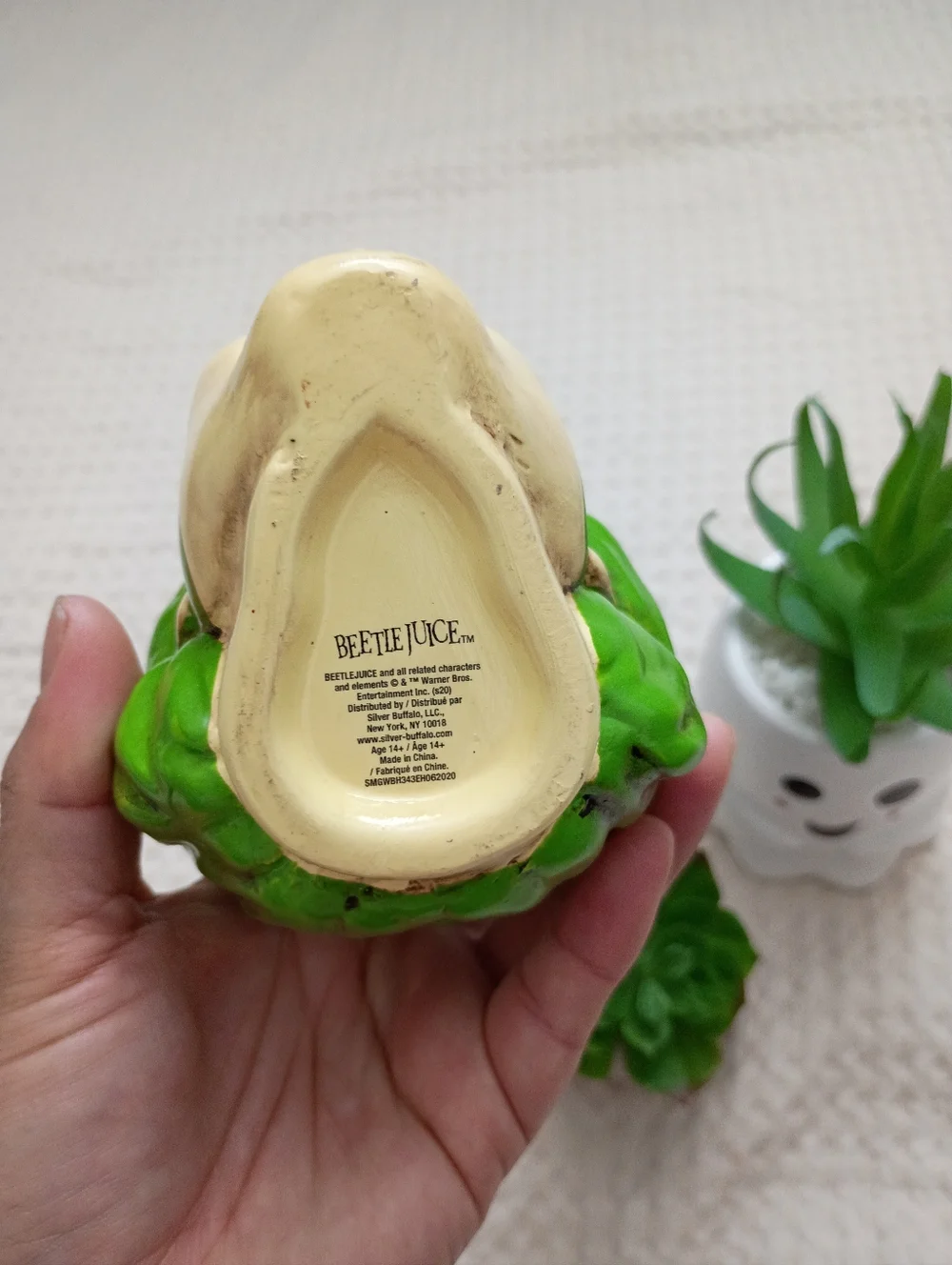 Beetlejuice & Ghost Ceramic Planter – Playful Home Accent